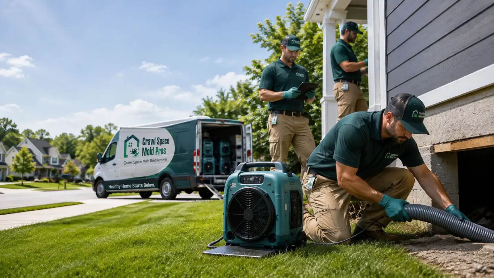 Crawl Space Mold Removal in Beach City, OH